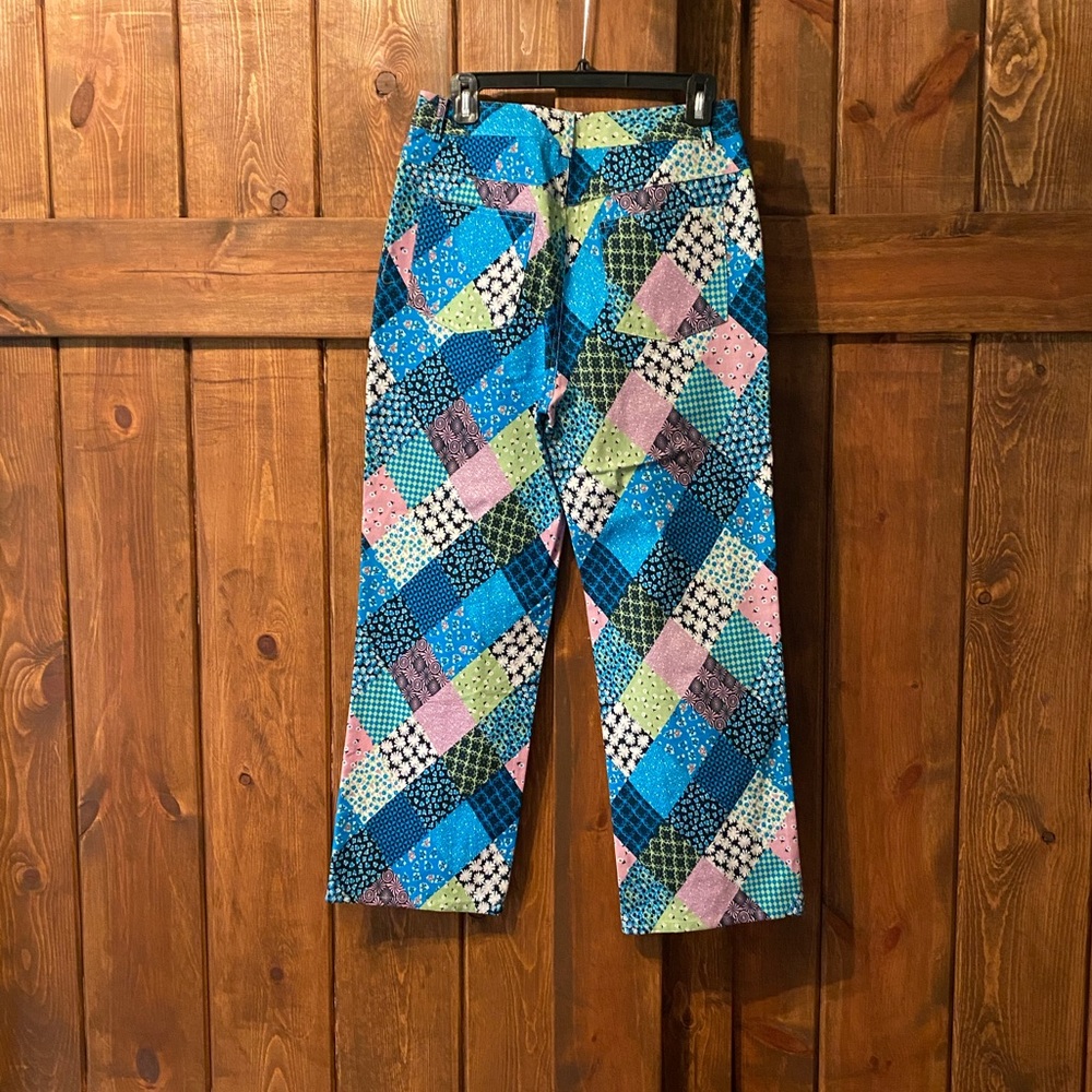Another Girl Blue Patchwork Print Jeans - Picture 5 of 7